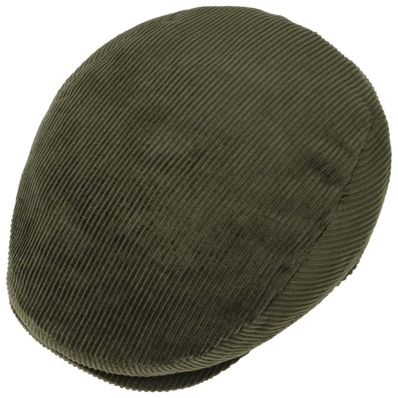 Lipodo Cord Flat Cap Men/Women Cotton Peaked Cap with Lining