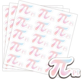 240Pcs π Symbol Decorations Scientific Labels Pi Day Commemorative Celebration Stickers 2 inch Geometric Pi Math Science Labels for Planner's Math Lover Gifts Party Classroom Decoration (2)