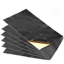 Panel de insonorizante Automotriz de 6 Piezas(40cm*23cm), Almohadilla de Aislamiento Acústico de Caucho Butílico Para Auto 2 mm, Insonorización y Aislamiento Térmico, Aplicable a Todos Los Coches