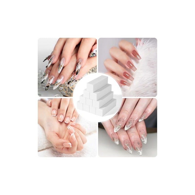 Set of 10 Buffer Files for Nails, Buffer for Nail