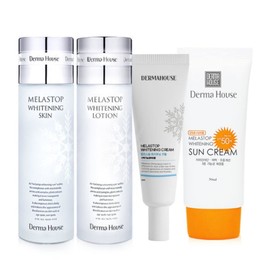 4 types of whitening products (whitening skin + whitening lotion + whitening cream + whitening sunscreen) / whitening blemish care / triple functionality / 화이트닝 4종(미백스킨+미백로션+미백크림+화이트닝 썬크림) 미백 잡티관리3중기능성