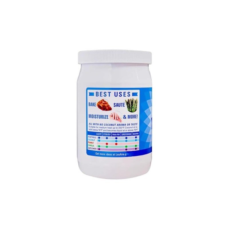 Aceite de Coco Puro 100% Natural Ideal para Cocina y