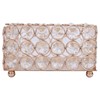 Crystal Tissue Box Holder, Rectangular Tissue Organizer Crystal Facial Tissue