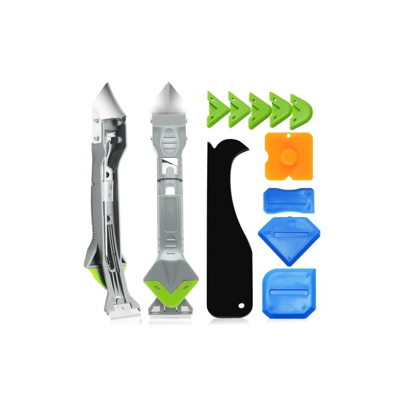 Caulking Tools, 5 in 1 Silicone Caulking Tool Kit, Sealant