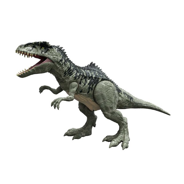 Mattel Jurassic World Super Colossal Dinosaur Action Figure, Large Giganotosaurus