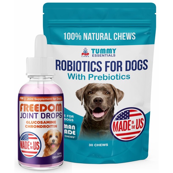 Pup Labs Pup Labs Freedom Joint Drops & Tummy Essentials