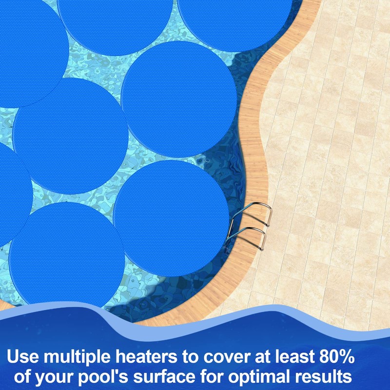 Wesiti 5 ft Solar Cover for Pool Heating 16 Mil
