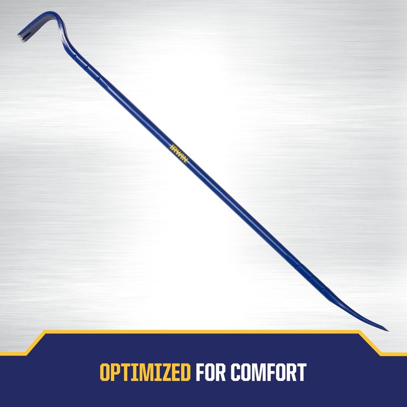 IRWIN Pry Bar, 42 inch, Heavy Duty Steel Bar, 90