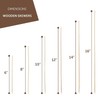 Four Leaf Bamboo BBQ SKEWERS-16 INCH-Pack of 50
