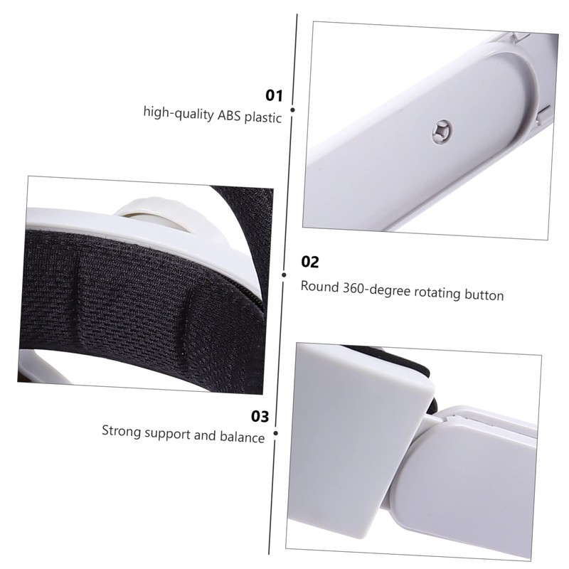 KOMBIUDA Vr Headset Headband Accessories Comfortable Head Cushion Non-Slip Rotating