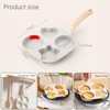 RETROSOHOO Egg Frying Pan,4-Cup Nonstick Omelette Pan for Breakfast, Heart