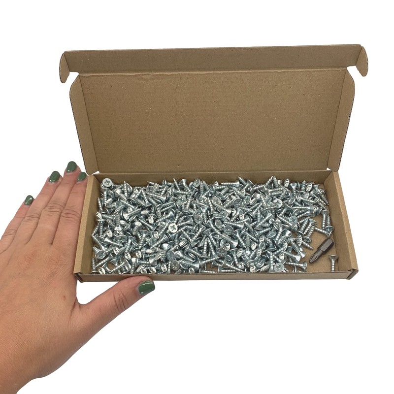 (Pack of 400 pcs) Zinc Plated Steel 4.0 x 16