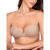 JOATEAY Women's Strapless Self Adhesive Bra Reusable Backless Sticky Push