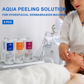 Elitzia 2 Set of Aqua Peeling Solution Hydro Facial Dermabrasion Machine Aqua Peel Serum Skin Care AS1 SA2 AO3 for Face Cleansing & Moisturizing 400ml/14.1Fl.oz (Set of 3 Bottles) ETYYS123