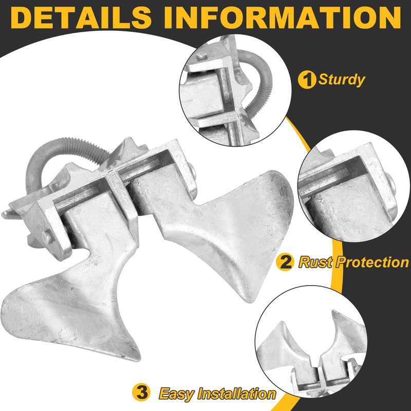 Amoskey Chain Link Fence Gate Latch, Chain Link Fence Parts,