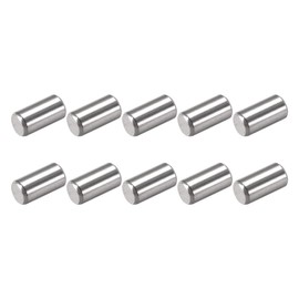 METALLIXITY Dowels 5 x 10 mm 304 Stainless Steel Shelf Pins for Metal Device Furniture Installation DIY Pack of 15