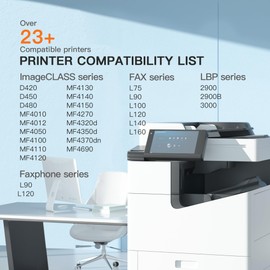 E-Z Ink Compatible Toner Cartridge Replacement for Canon 104 Black Toner Cartridge CRG104 CRG-104 to use with ImageClass D420 D480 MF4350d MF4150 MF4270 MF4370 MF4690 FAXPHONE L90 L120 (2 Pack)