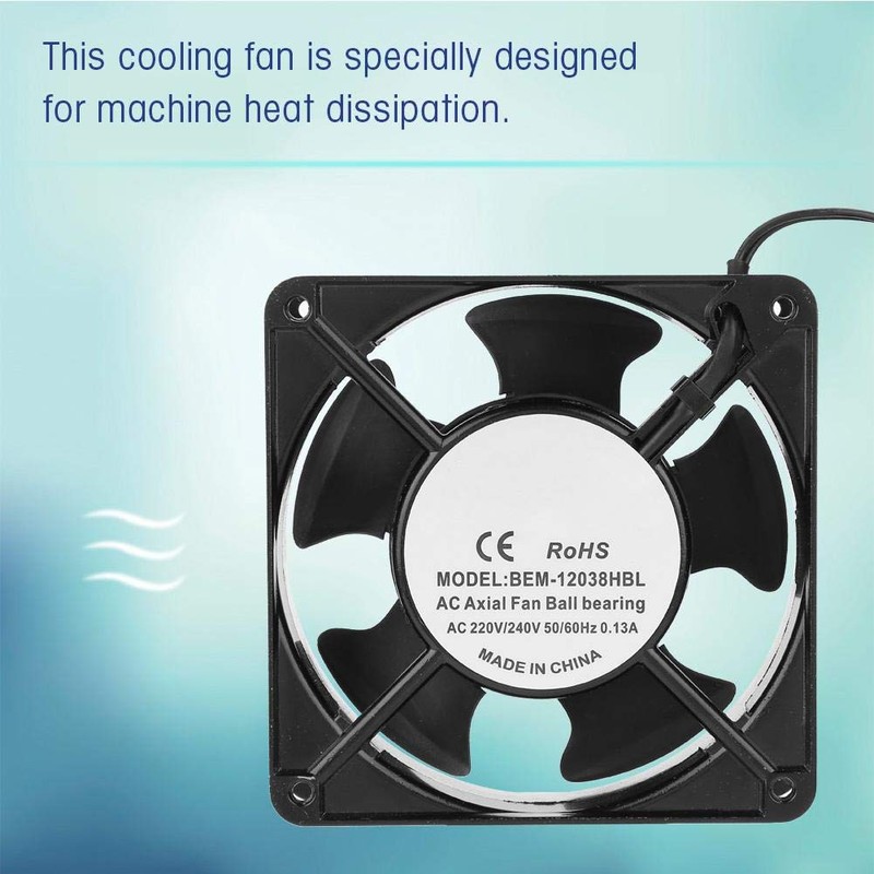 BEM-12038HBL Cooling Fan Heatsink Metal for Welding Machine