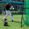 Furlihong 898BH Baseball Soft Toss Machine, Angle Adjustable, Step On