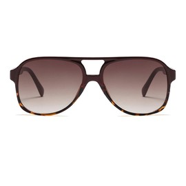 Grainas 70s Vintage Sunglasses for Women and Men Large Frame Classic Retro Glasses Squared Shades UV400 Protection (Leopard with Maroon)