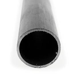 Cold Rolled Steel A513 Drawn Over Mandrel Round Tubing, ASTM A513, 2-1/8" OD, 1.885" ID, 0.12" Wall, 36" Length