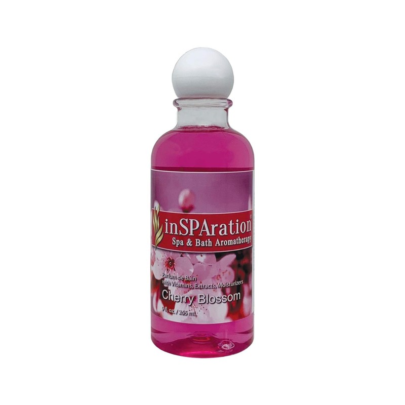 inSPAration Spa and Bath Aromatherapy 112X Spa Liquid, 9-Ounce, Cherry