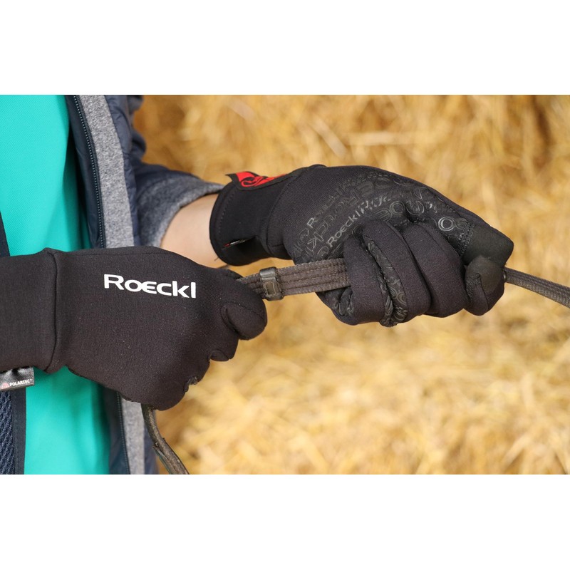 Roeckl Sports equestrian gloves WELDON, winter riding glove, berry 7