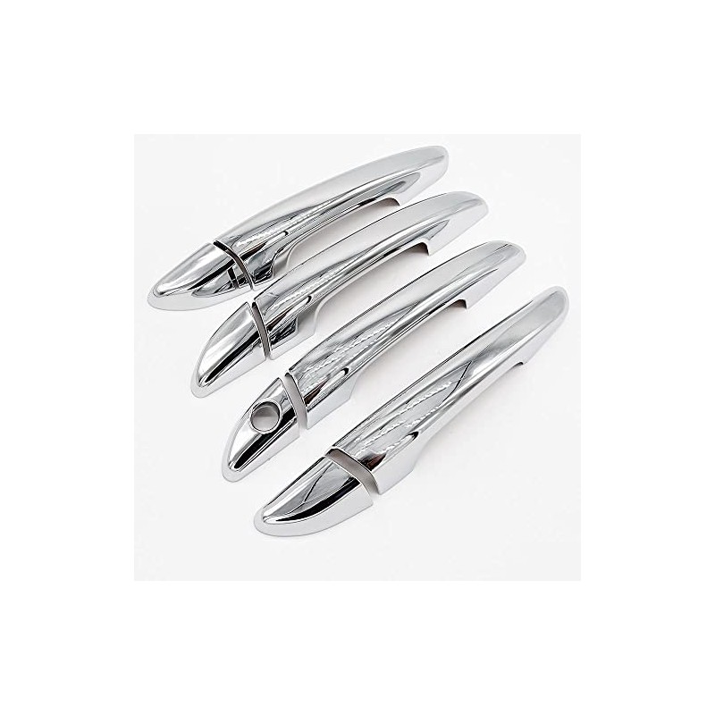 S SIZVER Triple Chrome Plated Door Handle Covers Compatible with
