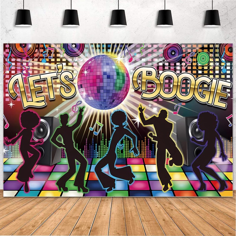 Disco Party Decorations - 70s Party Decorations, Disco Decorations Backdrop,