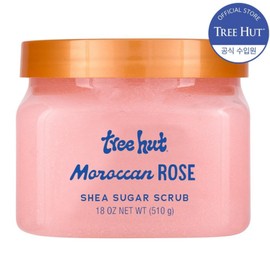 Tree Hut Shea Sugar Body Scrub Moroccan Rose, 510g, 1 piece / 트리헛 시어슈가 바디스크럽 모로칸로즈, 510g, 1개