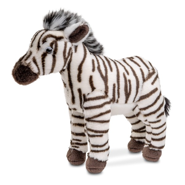 Uni-Toys - Zebra Standing - 23 cm (Height) - Plush