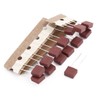 uxcell 15Pcs 250V 2A Square Type Slow Blow Radial Lead