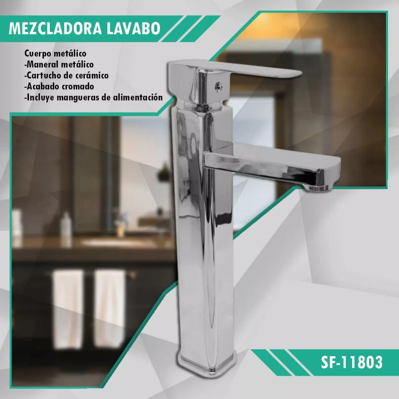 Prez Grifo Mezcladora Monomando Lavabo Cocina Inoxidable Cromado