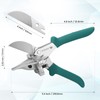 O'Shine Long Handle Miter Shears, Quarter Round Cutting Tool For