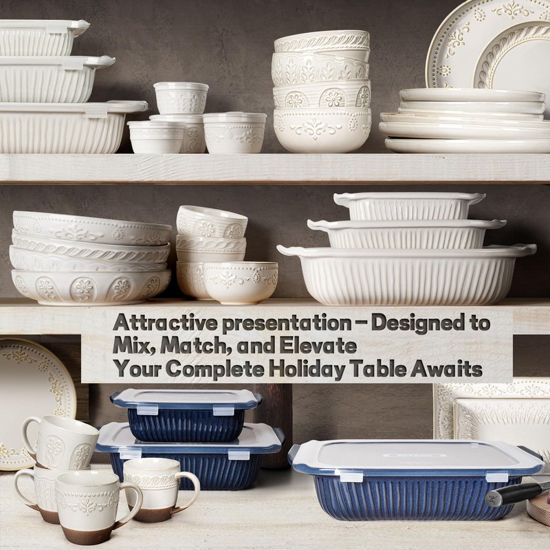 Artena Baking Dish 2.3 Quarts, Casserole Dishes For Oven, Baking
