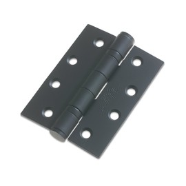 ZOO Hardware ZHS43PCB Powder Coated Black Ball Bearing Butt Hinge 102x76x3mm from The Door Handle Store
