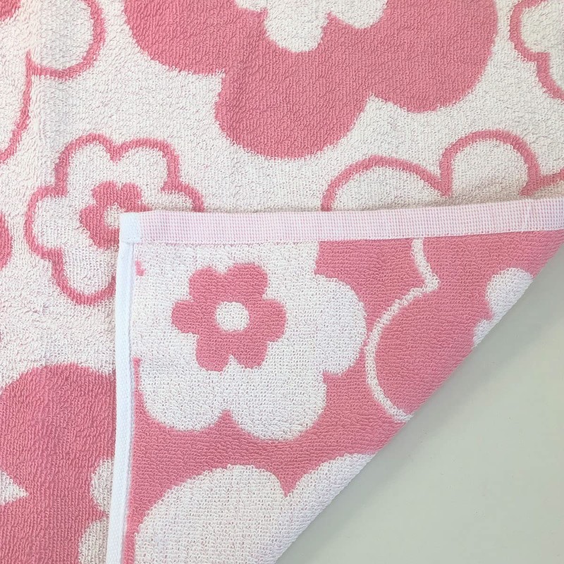 (Convenient to Wash and Rewash) 100% Cotton Towel Bath Mat,