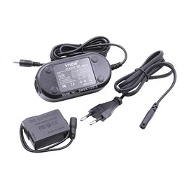 vhbw Camera Power Supply Charger Compatible with Panasonic Lumix DMC-G7, DMC-G70 - Replacement for DMW-AC8, DMW-AC8EG, DMW-DCC8, DMW-DCC8E, DMW-DCC8GU