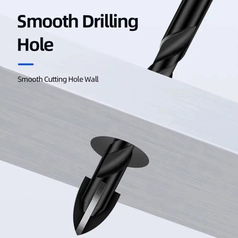 Sharpro 10Pcs Masonry Concrete Drill Bit Set for Tile,Ceramic, Bricks,