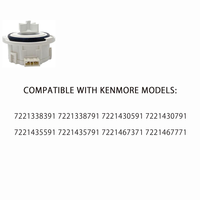 Dishwasher Drain Pump ABQ75742501 Replacement, Compatible with LG LDFN4542W LDT5678ST