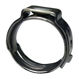 100 PIECES XFITTING 5/8" STAINLESS STEEL PEX CINCH CLAMP RING, 304 STAINLESS STEEL