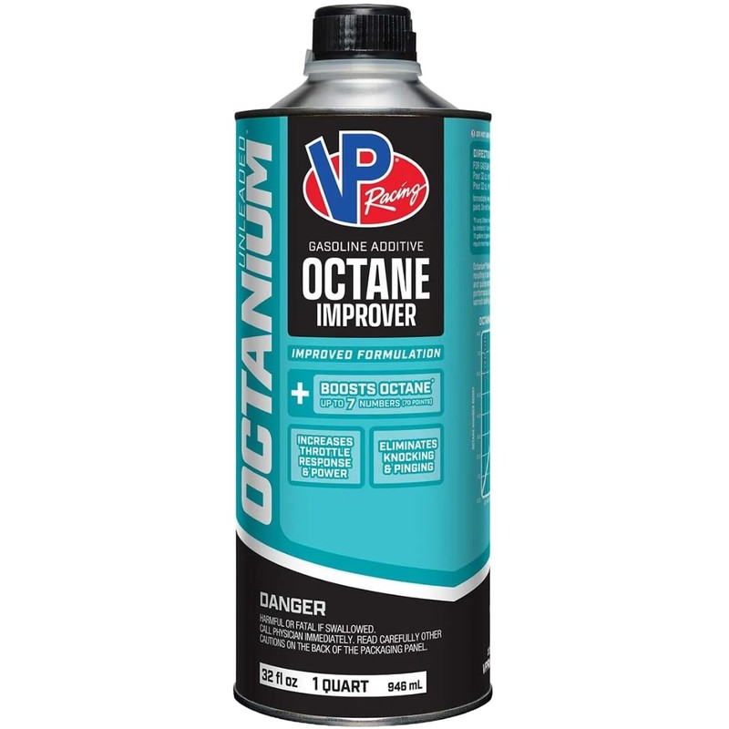 VP Racing 29505, Octanium Unleaded Octane Booster - Quart (8