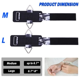 Lights Mountain Wrist Cuffs for Cable Machines – Padded & Adjustable Straps for Lateral Raises, Tricep Pushdowns & Strength Training