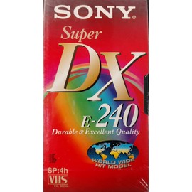 Sony E240 DX Blank Tapes