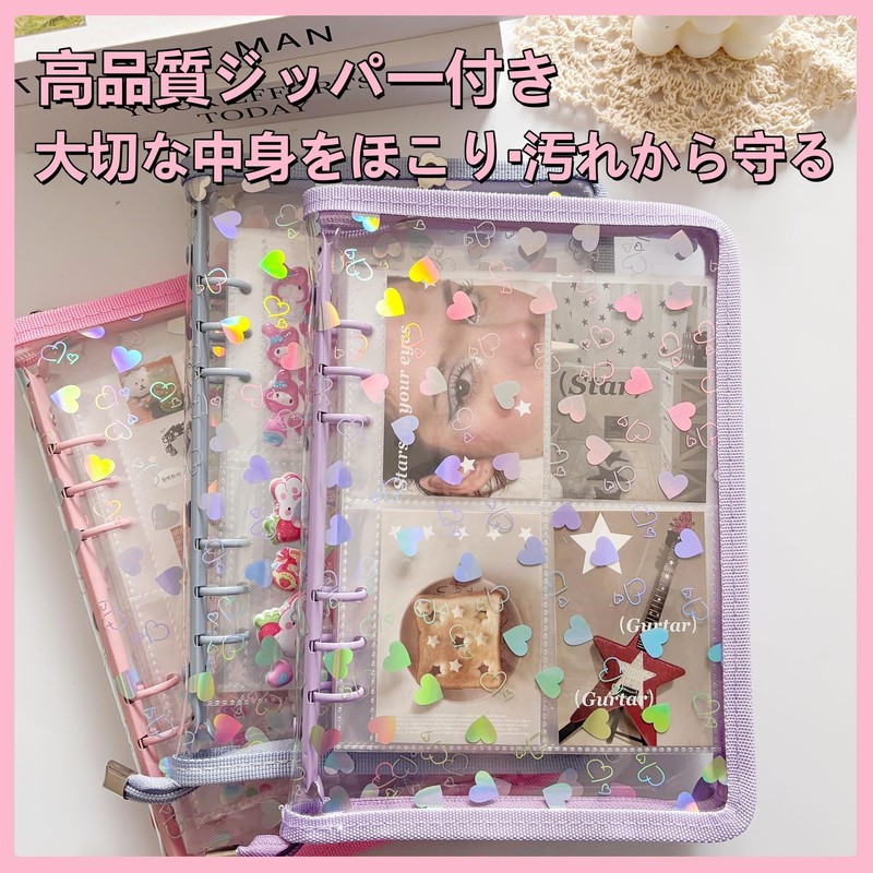 Arpaper Seal Book, Girl Mat, Clear with 20 Refills (A6