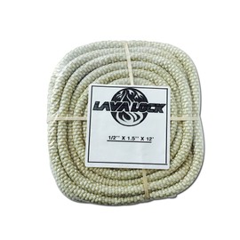 1,500 F Tadpole Seal, Hi-Temp Stove Firebox Gasket 1-1/2 x 1/2 x 12' Brown