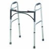 Drive Folding 2-Button Walker, Adult, No Wheels, 1 Each