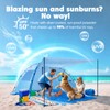 Purebox Beach Tent Sun Shelter with Canopy for 3-4 Person