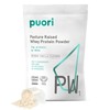 Puori Whey Protein Powder, Bourbon Vanilla - PW1 Pasture-Raised, Grass-Fed