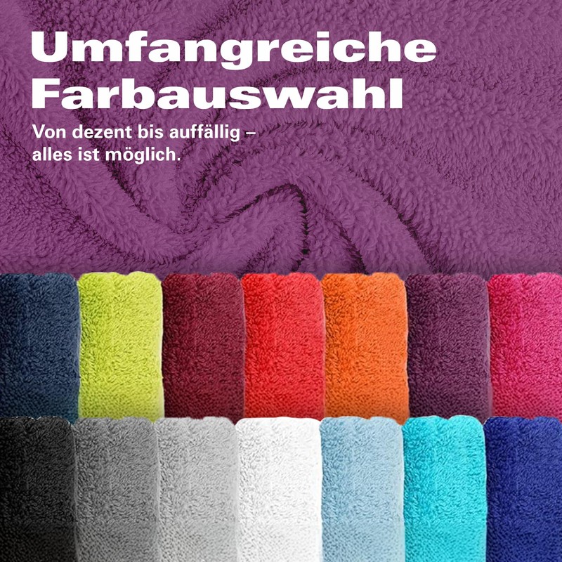 Pack of 10 Wash Mitts, 15 x 21 cm, 100%